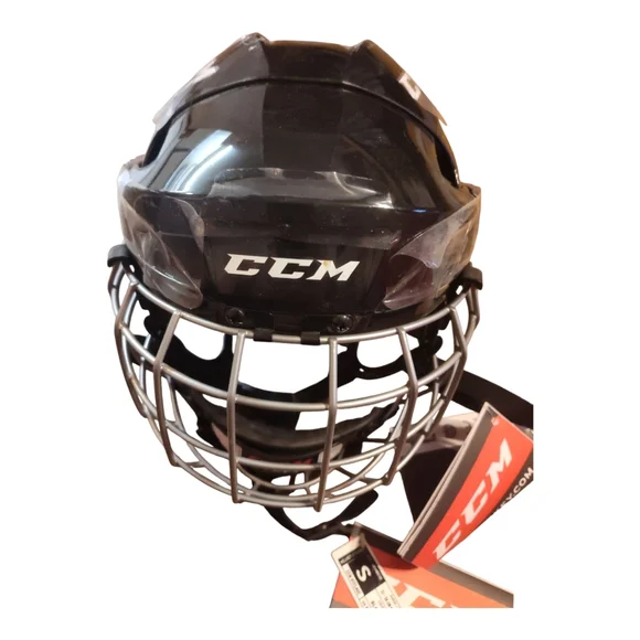 CCM Fl40 Hockey Helmet New In Package Black Protection Helmet - Picture 6 of 6
